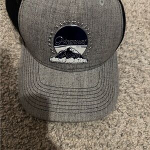 Paramount Studios Directly Sold at Studio Gray and Black Logo Cap
